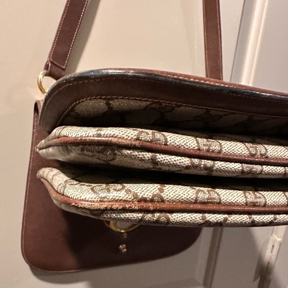 Gucci Brown and Cream Shoulder Bag - Picture 5 of 10